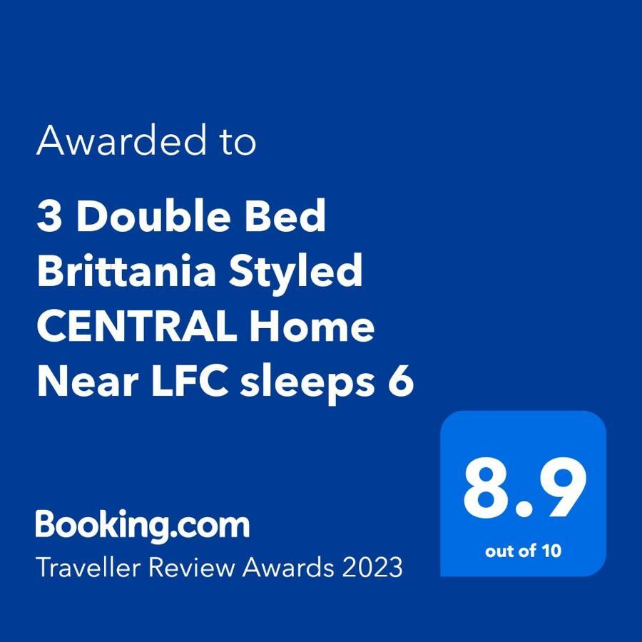 3 Double Bed Brittania Styled Central Home Near Lfc Sleeps 6 With Free Business Super Fast Fibre Broadband Liverpool Zewnętrze zdjęcie